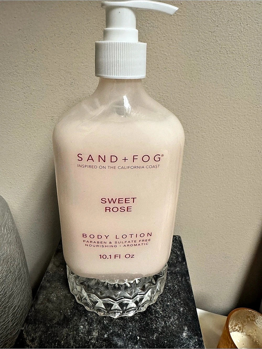SAND+FOG Sweet Rose Body Lotion